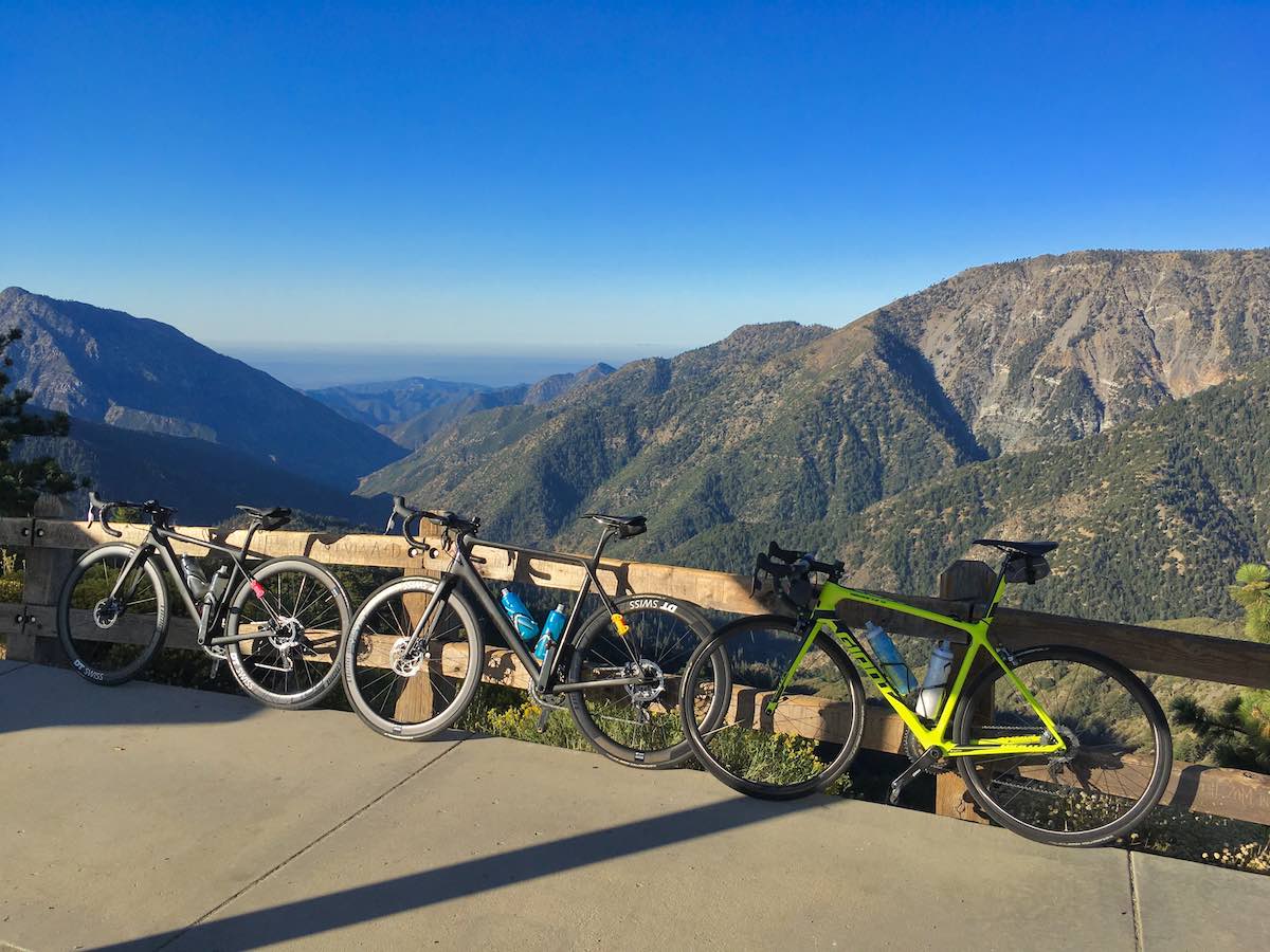 bikerumor pic of the day road cycling to Angeles National Forest. Inspiration Point off of the Angeles Crest Highway.