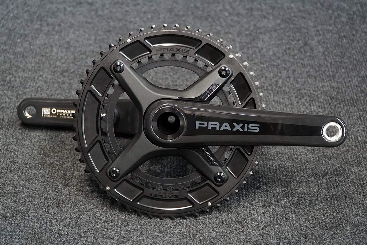 praxis zayante carbon cranks with levatime 2 chainrings