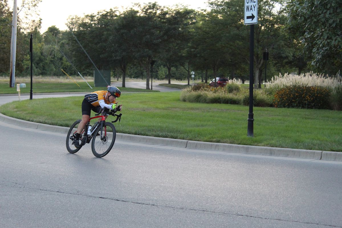 bikerumor pic of the day national roundabout week riding around in carmel indiana for world record.