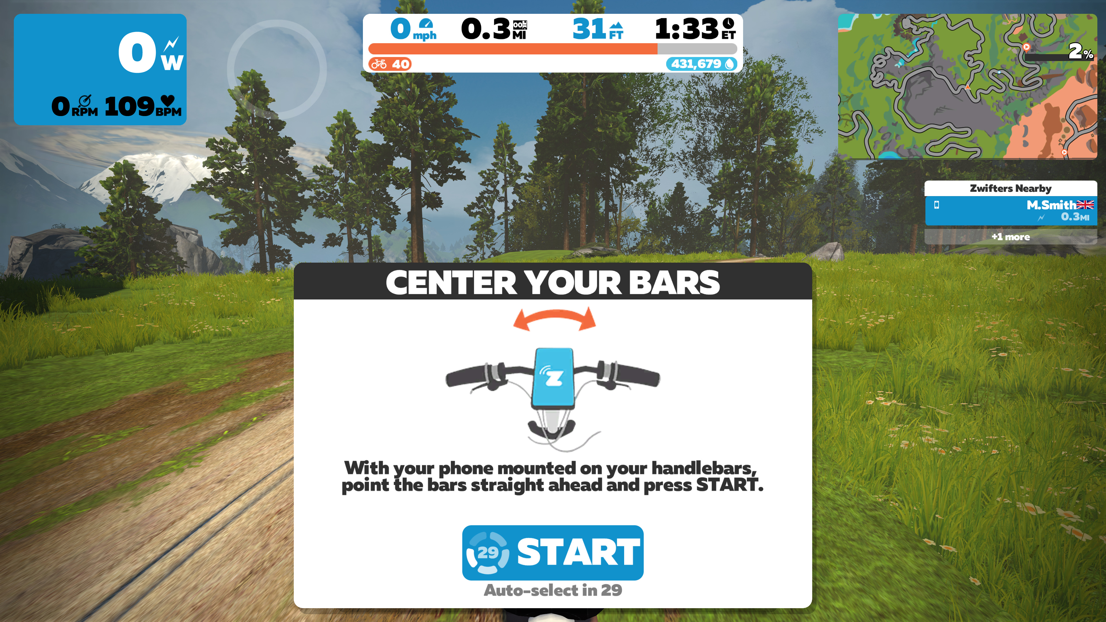 Zwift goes off-road, uses your smartphone to add in-game steering trial