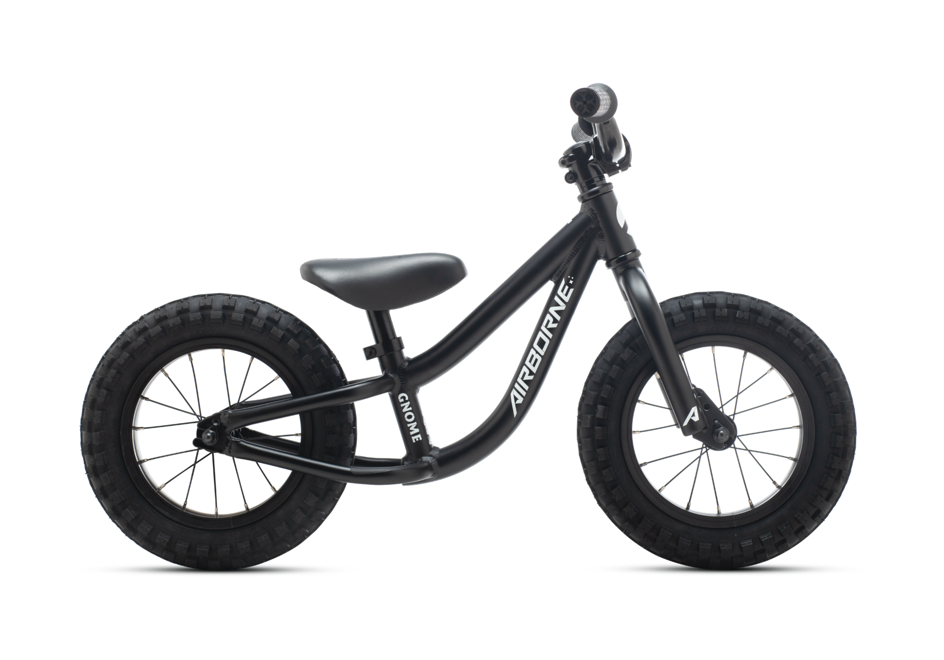 Airborne Gnome balance bike may be small, but 3" wide plus tires offer big grip