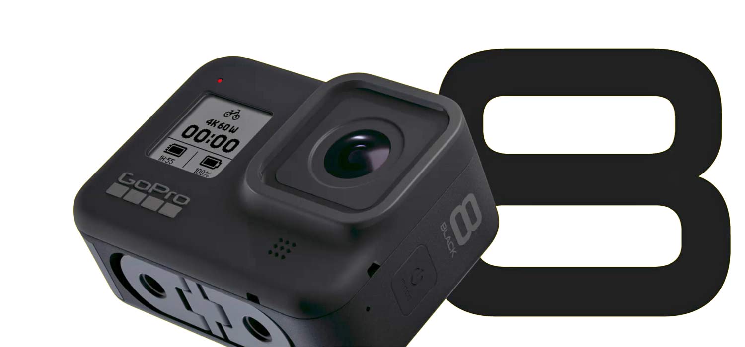 GoPro Hero 8 Black more powerful POV action camera