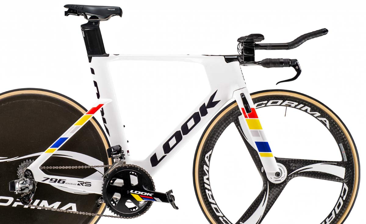 Look 796 Monoblade RS TT bike, limited edition Odyssey series time trial triathlon bicycle
