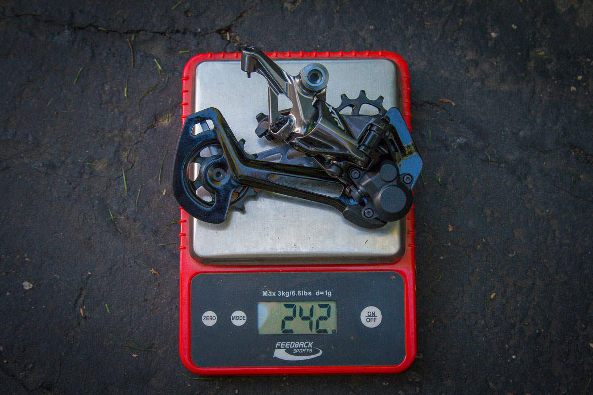 Shimano xtr m9100 hot sale weight