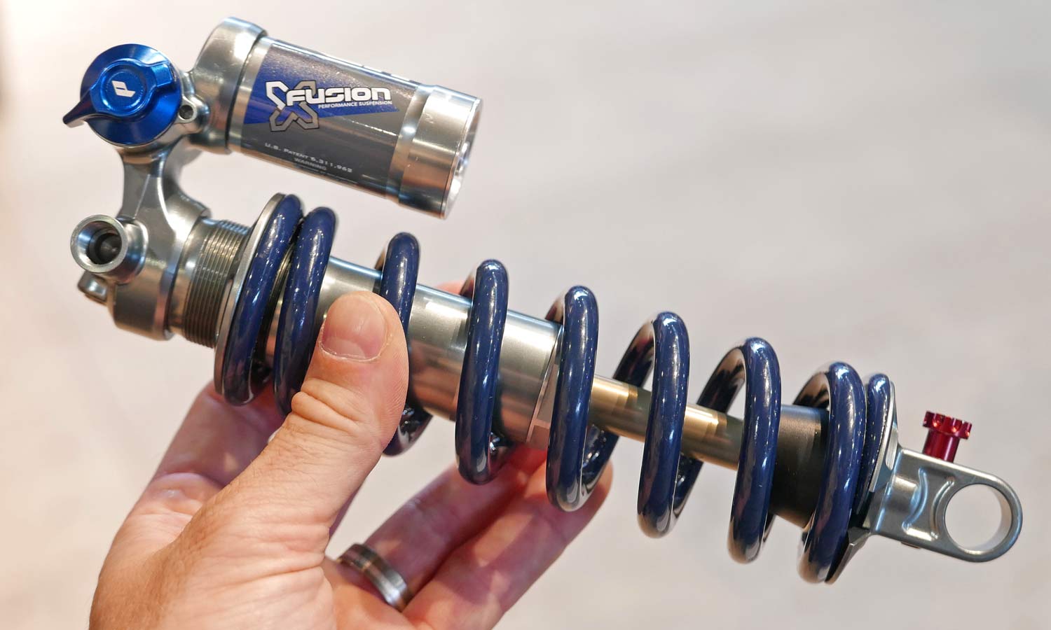 2020 X-Fusion H3C coil shock, coil-sprung enduro all-mountain bike shock