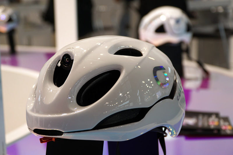 briko cerebellum one bicycle helmet has front and rear view 4K HD cameras