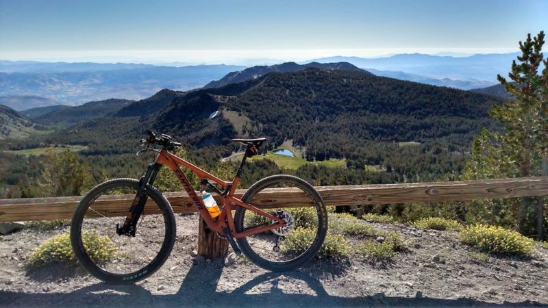 bikerumor pic of the day mountain biking Relay Peak, Nevada.