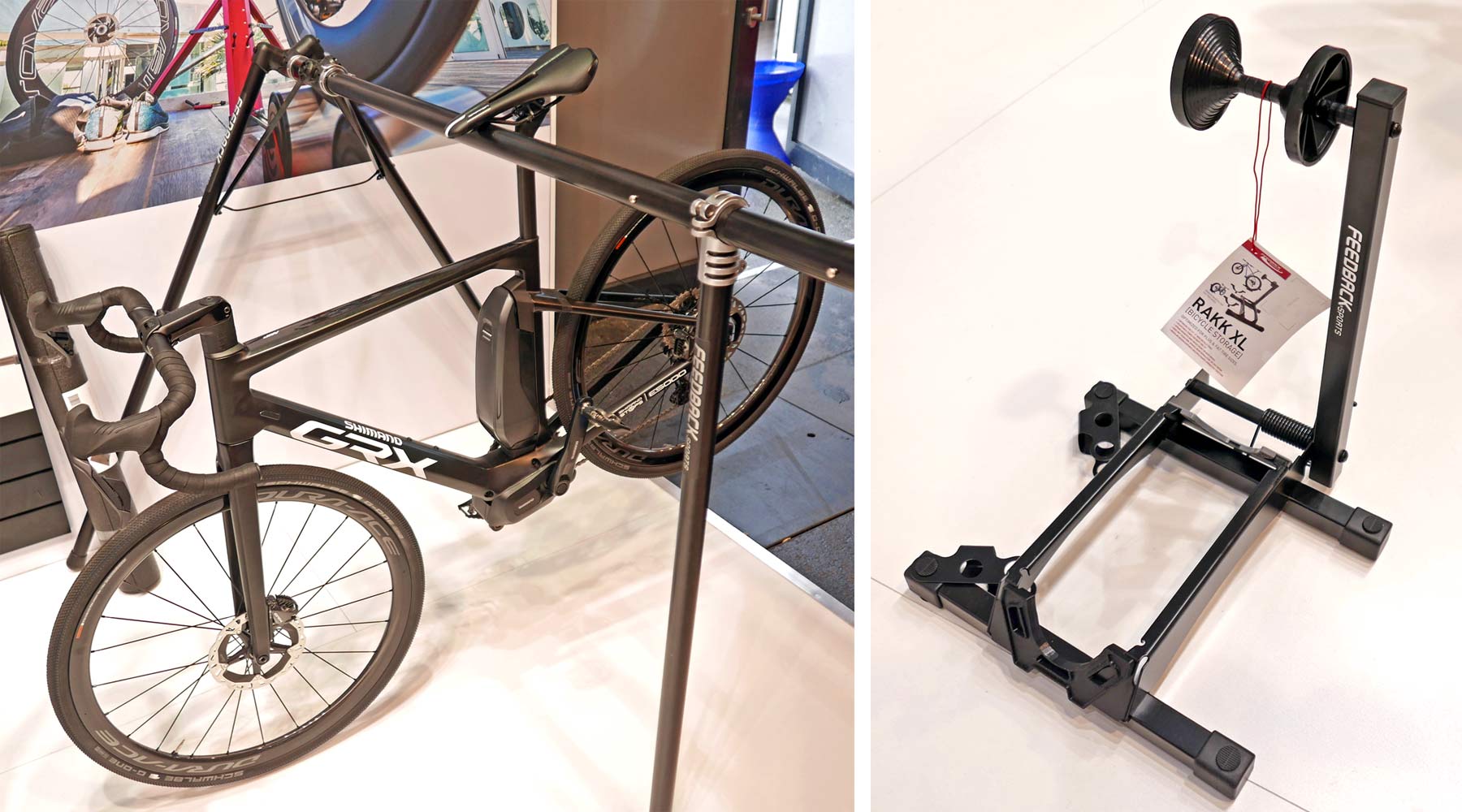 2020 Feedback Sports tools A Frame Third Leg support and Rakk XL fat bike rack