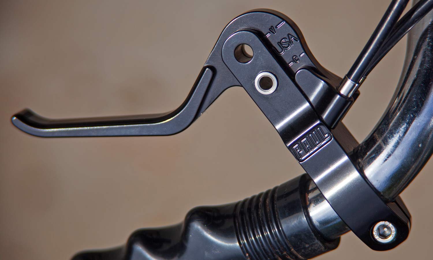 Paul Duplex brake lever, US-made CNC machined double brake lever, 2 brakes 1 lever