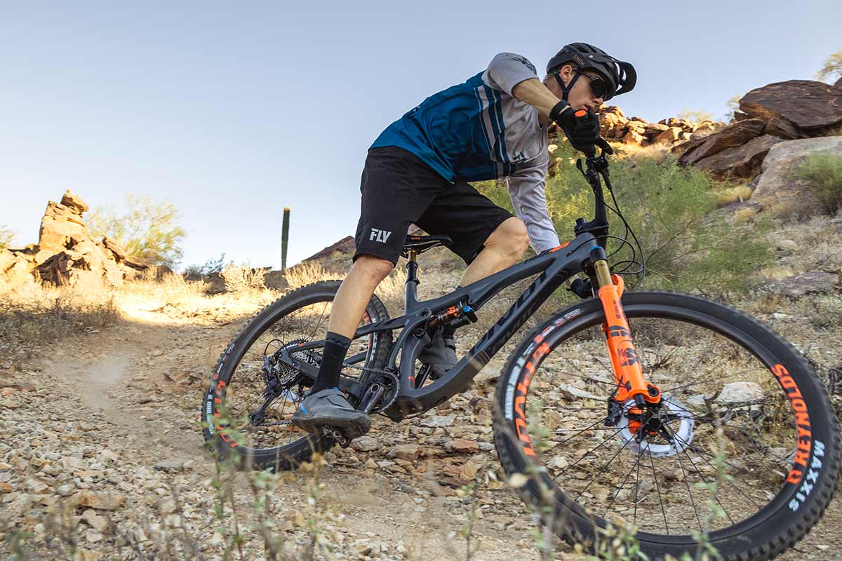 Bernard Kerr shreds on new limited edition Pivot Trail 429 Enduro