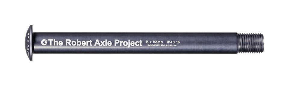 Chris King x The Robert Axle Project Limited Edition thru axles beautifully match CK parts