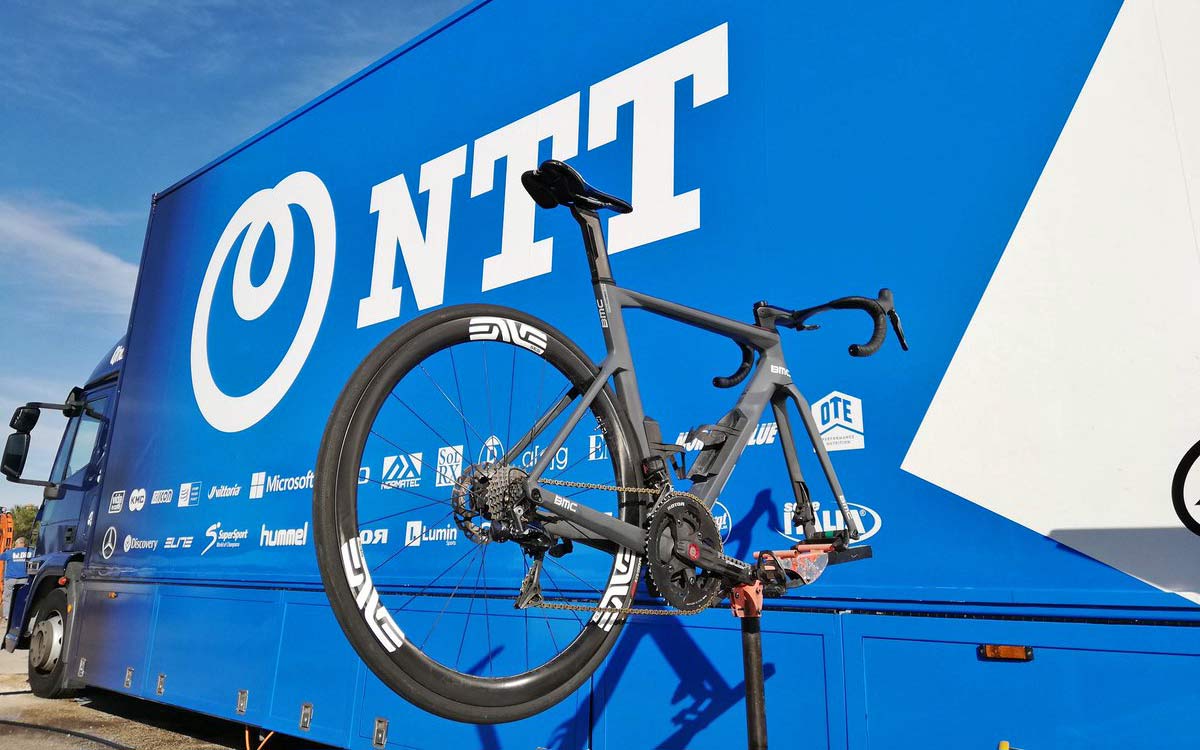 NTT Pro Cycling, smarter professional road bike team through big data analytics AI machine learning