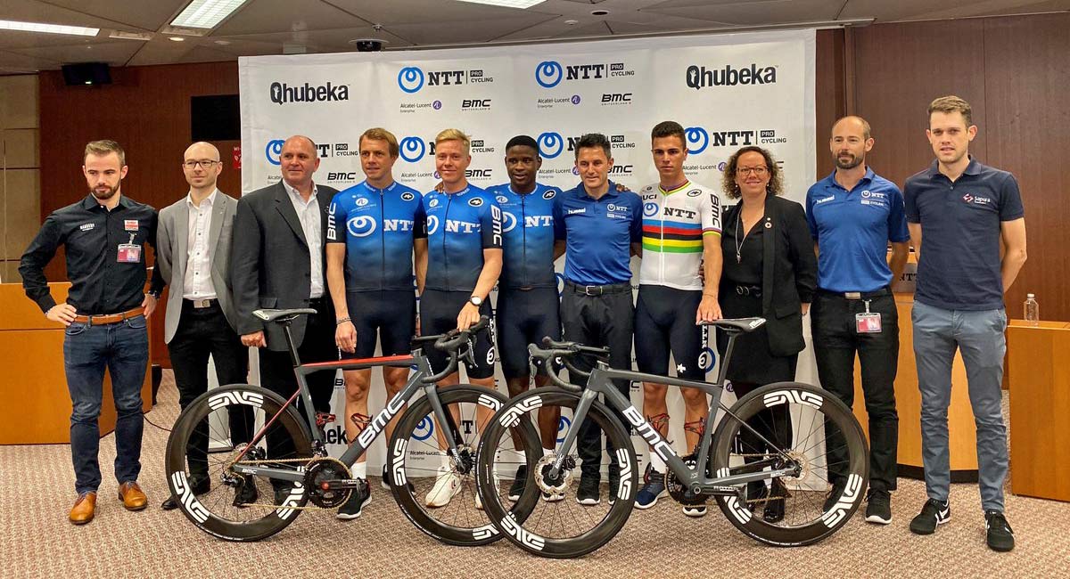 NTT Pro Cycling, smarter professional road bike team through big data analytics AI machine learning