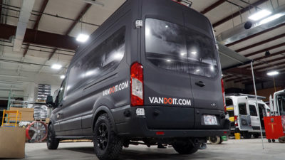 Factory Tour: How VanDOit turns Ford Transits into adventure-ready custom camper vans!