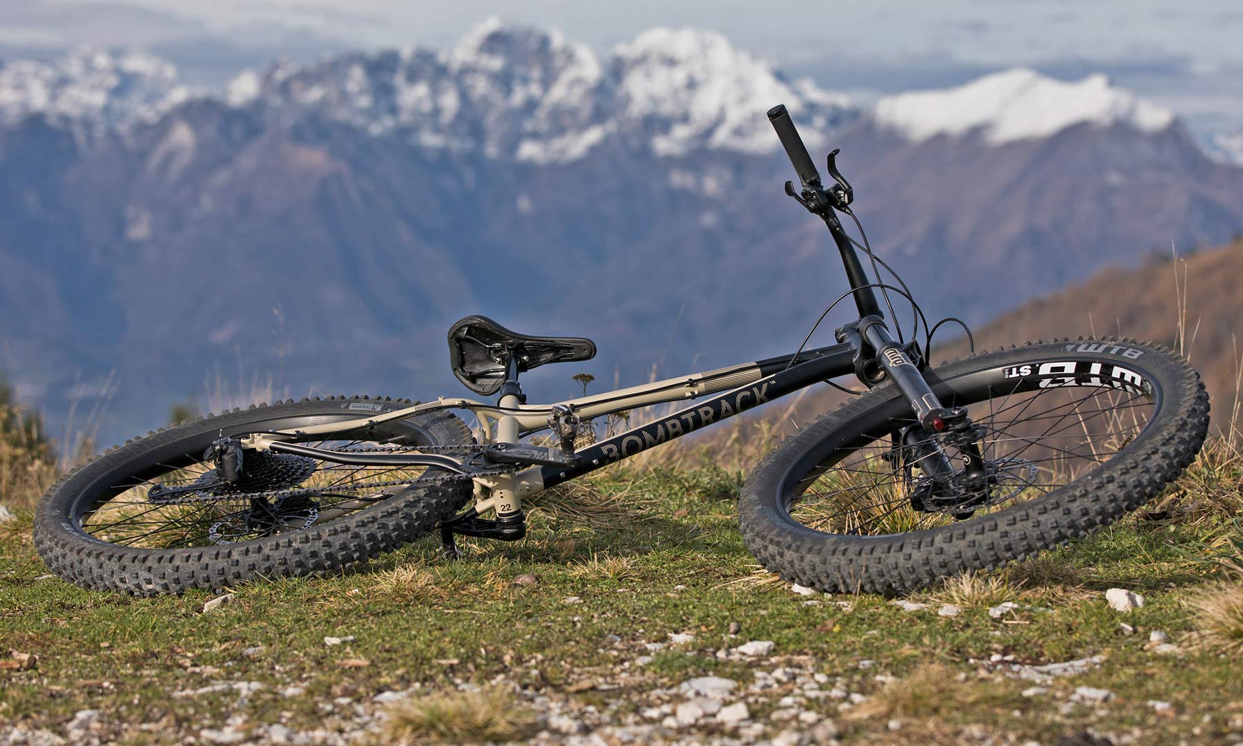 2020 Bombtrack Cale adventure bike, 120mm suspension corrected 4130 steel hardtail MTB adventure trail mountain bike, frame only
