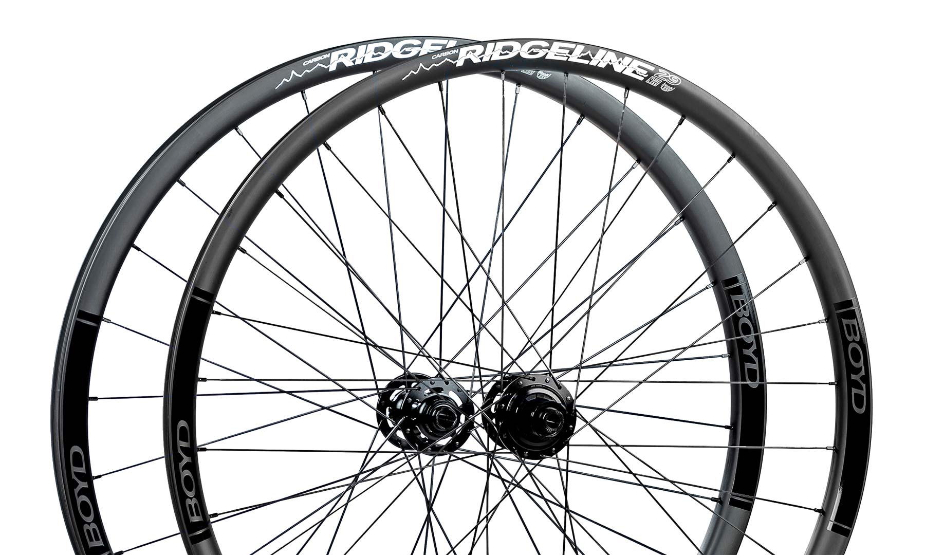 2020 Boyd Ridgeline MTB wheels, 30mm wide internal hookless tubeless 27.5" 29er carbon enduro trail cross-country mountain bike wheelset