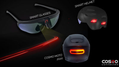 Cosmo Connected returns to CES w/ turn signal & HUD equipped smart helmet, smart glasses, more