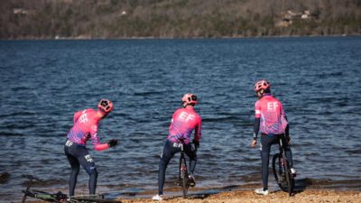 Rapha & EF Pro Cycling add even more eye catching pink & blue kits for 2020