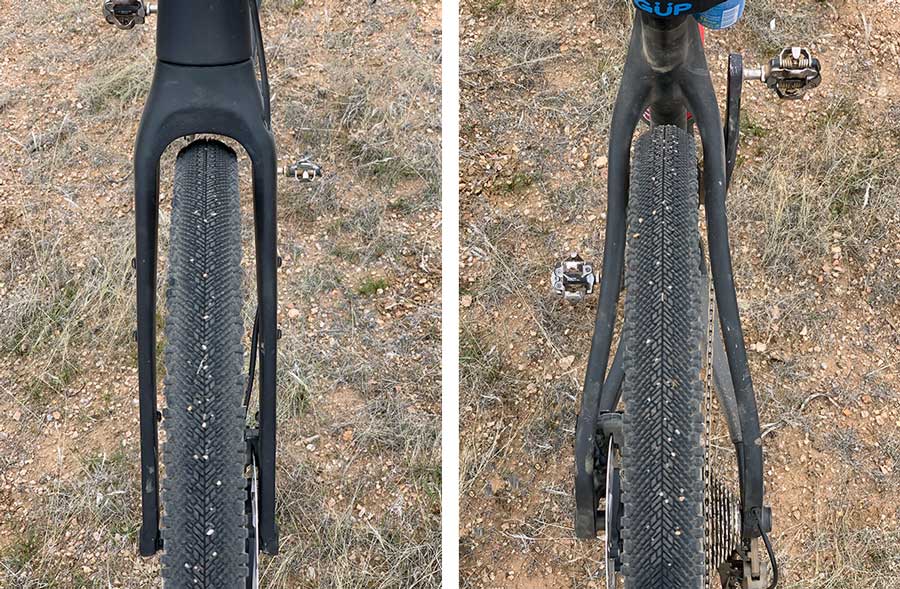 what size tires fit on the evil gravel bike