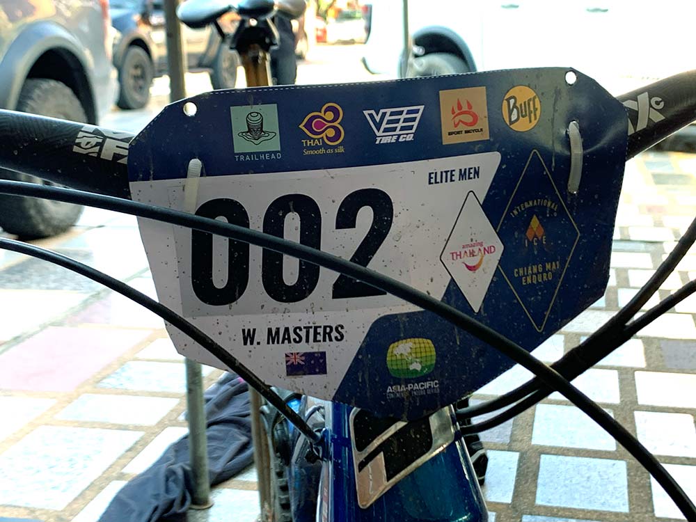 wyn masters race bike for the international chiang mai enduro mountain bike race