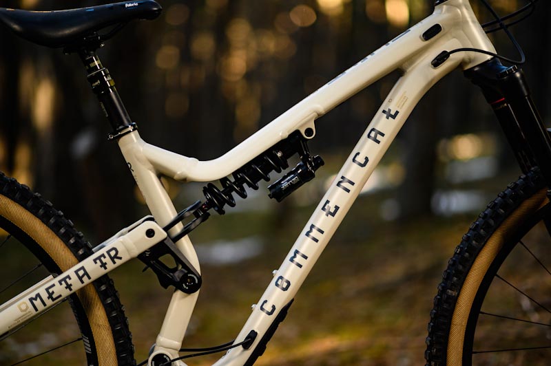Commencal 2020 Meta TR SX, linkage and shock