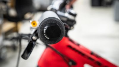 WTC Mega Fat Paw grips may be the world’s fattest silicone foam grips for your MTB