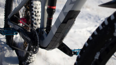 High Country carbon frame protector protects your carbon bike with, um, carbon