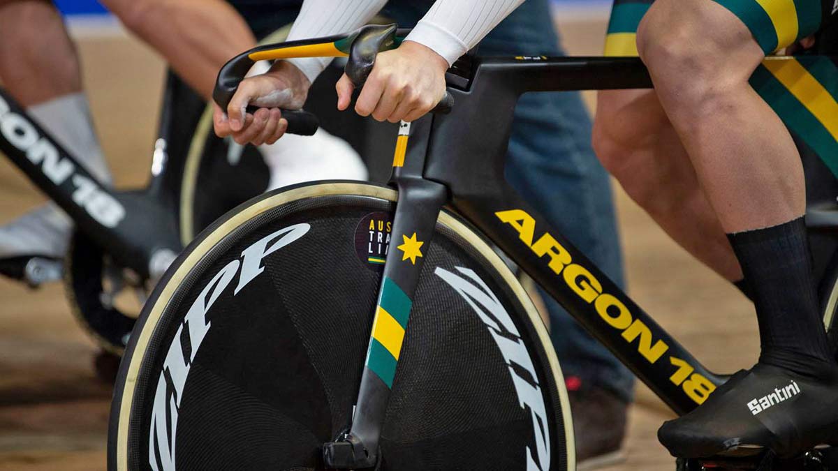 2020 Argon 18 Electron Pro track bike, aero carbon Olympic track racing bike_Cycling Australia UCI World Berlin