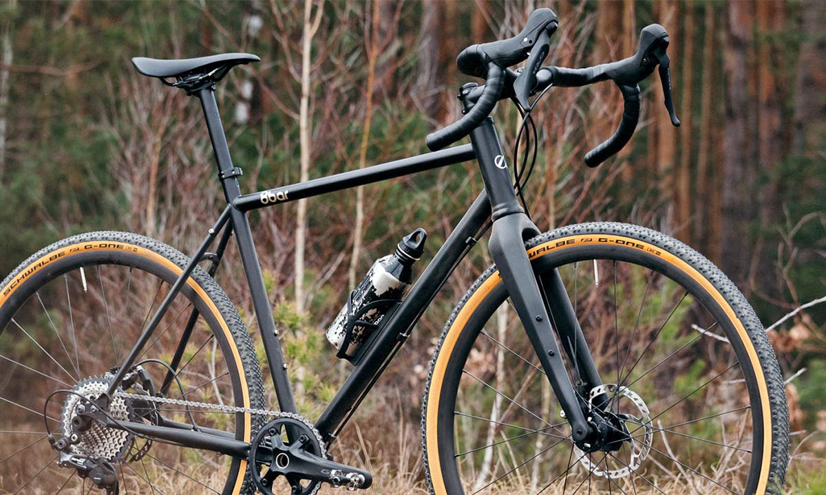 8bar Mitte Steel v2 versatile all-road cross gravel bike 3in1, Reynolds 520 steel sling dropouts mixed-surface adventure bike