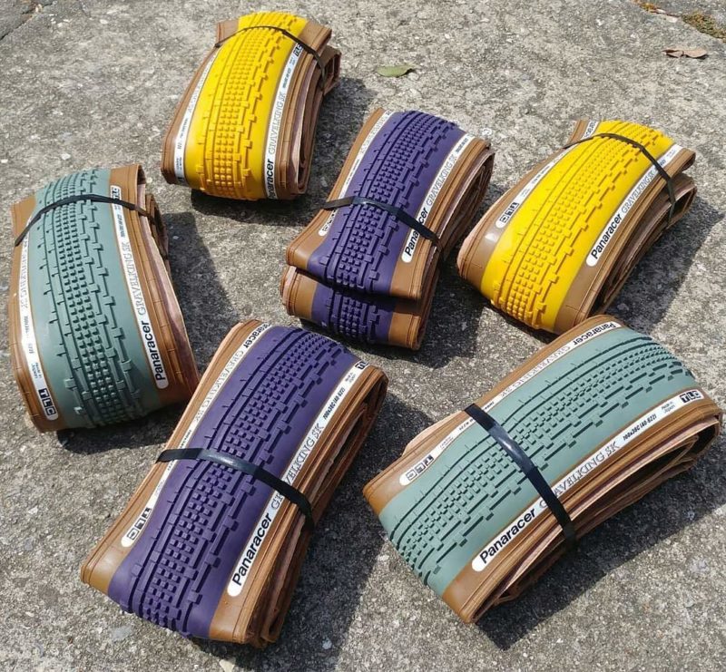 panaracer gravel tires in color
