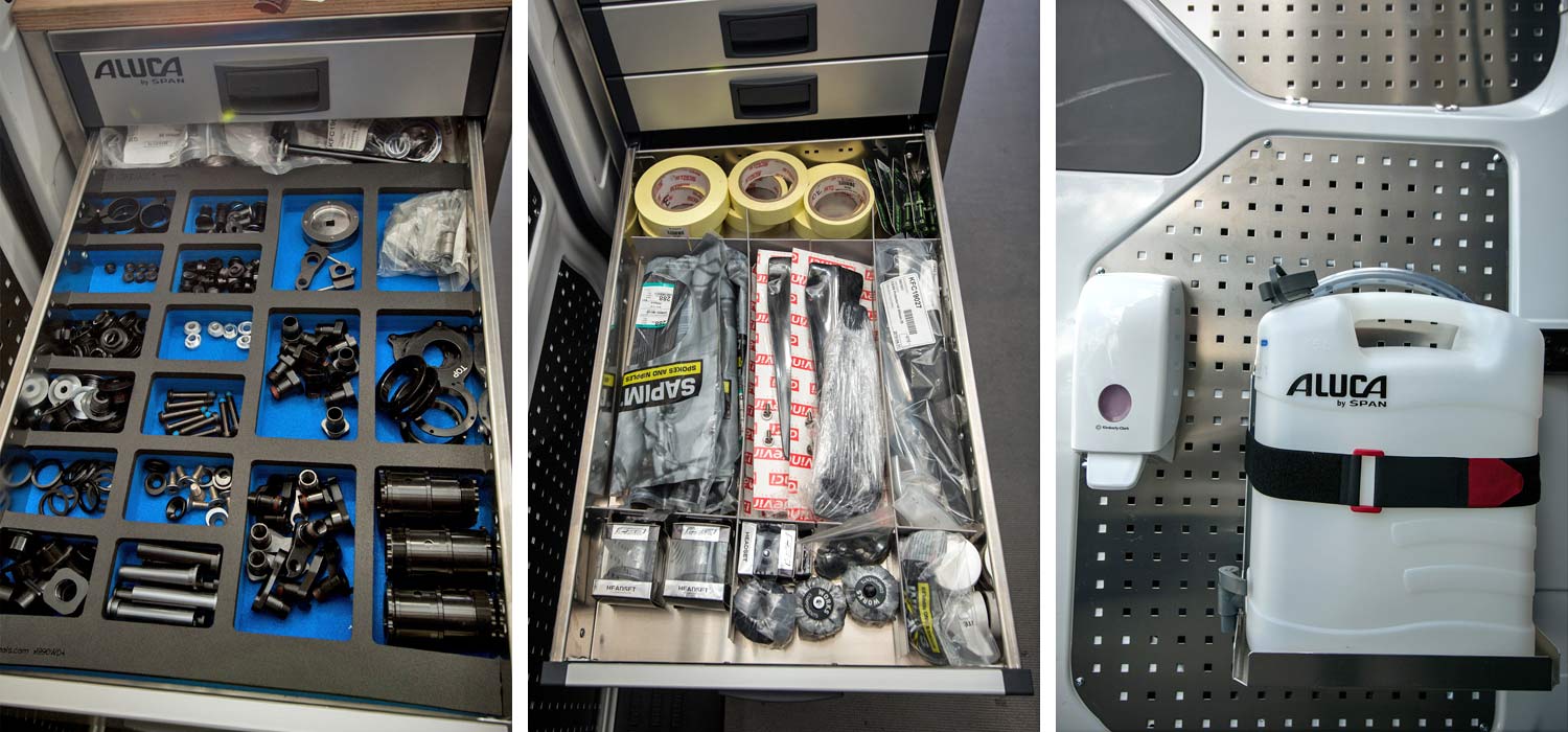 Mechanic's #vanlife: Unior Mobile Workshop Solutions simplify bike shop in  a van setup - Bikerumor