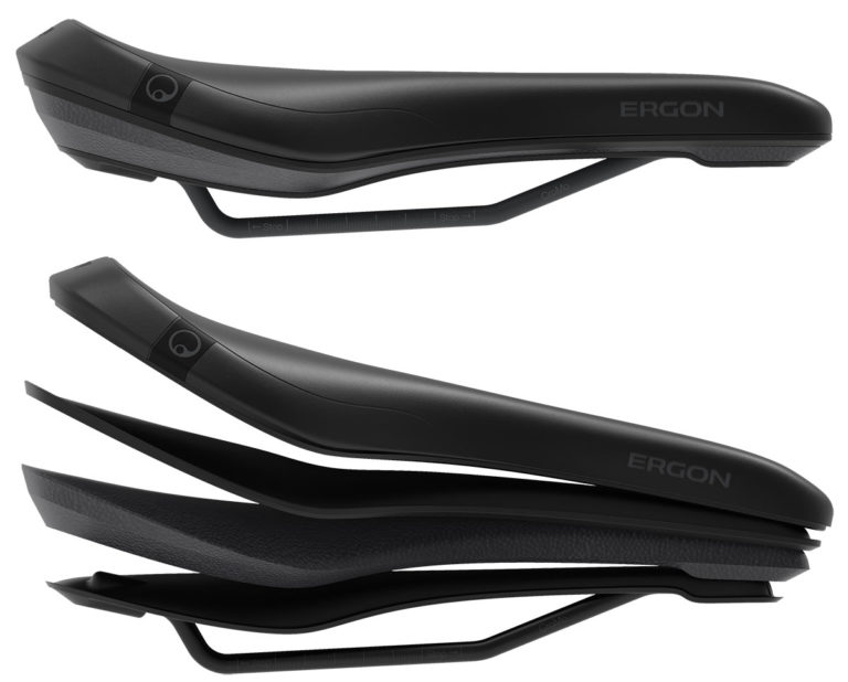 Ergon adds eMTB & mountain bike saddles, plus colorful new