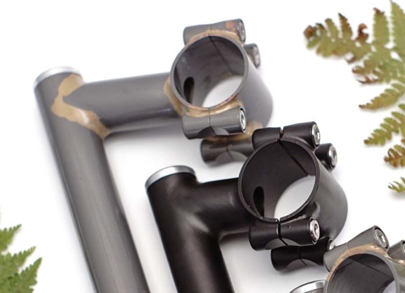 Discord Creemee & w(Right) 0mm stems, ultrashort adventure bike