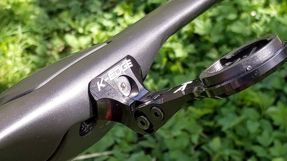 integrated cycling computer mount for trek madone handlebars and stems