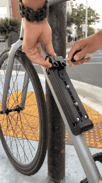 Found: Lobster Lock is a folding U-Lock alternative that's always mounted to your bike