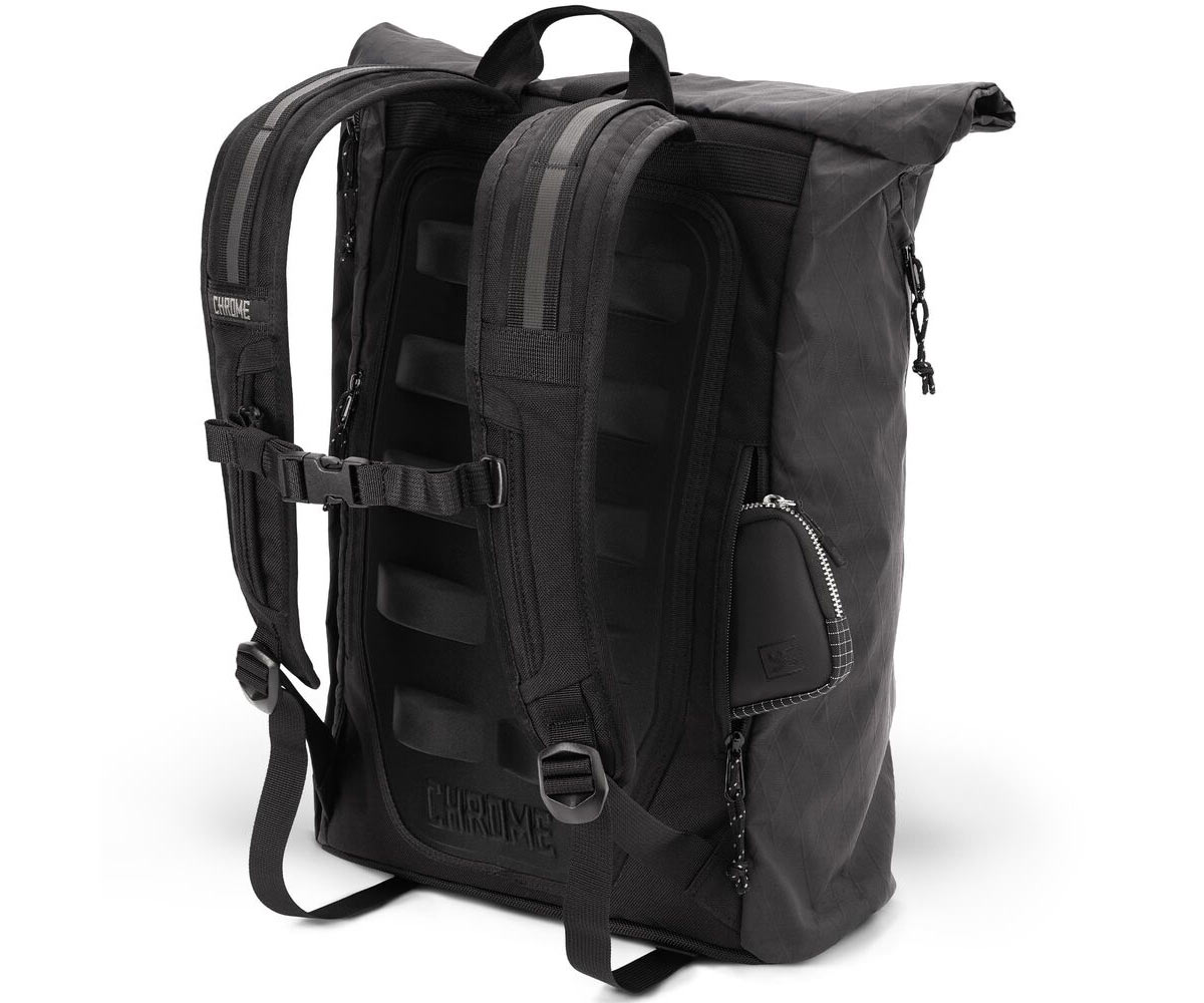 chrome yalta commuter cycling backpack with air channel back padding