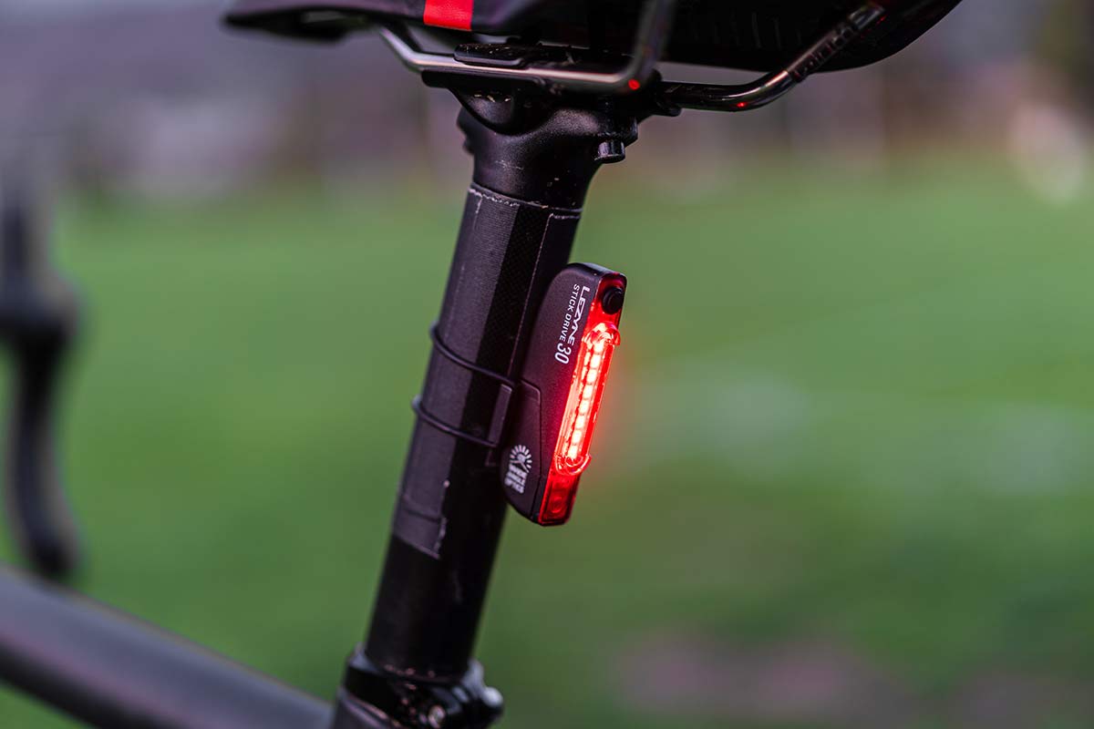 usb rechargeable blinky red bike light from lezyne