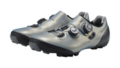 Shimano shines up new colors for their top mountain bike, triathlon shoes