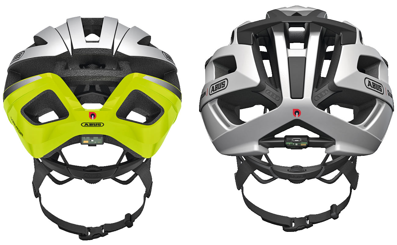 Abus Quin smart crash alert helmet, smart Q-Sensor chip equipped helmets, Quin road & mountain bike helmets