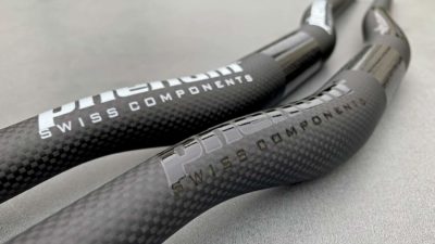 Spotted: Prototype Ceetec C1 DH carbon mountain bike bar debuts under Phenum brand