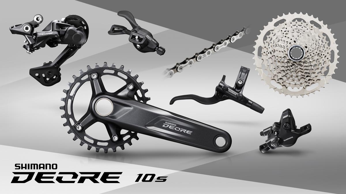 Tacto verbo Grave 1x or 2x, Shimano Deore also gains new wide range options in 10 & 11 speed  M5100/M4100 groups - Bikerumor