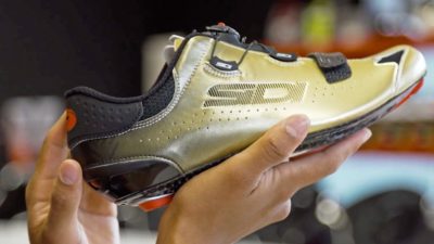 Sidi Sixty Gold shines even more, now in limited edition gilded carbon road shoes