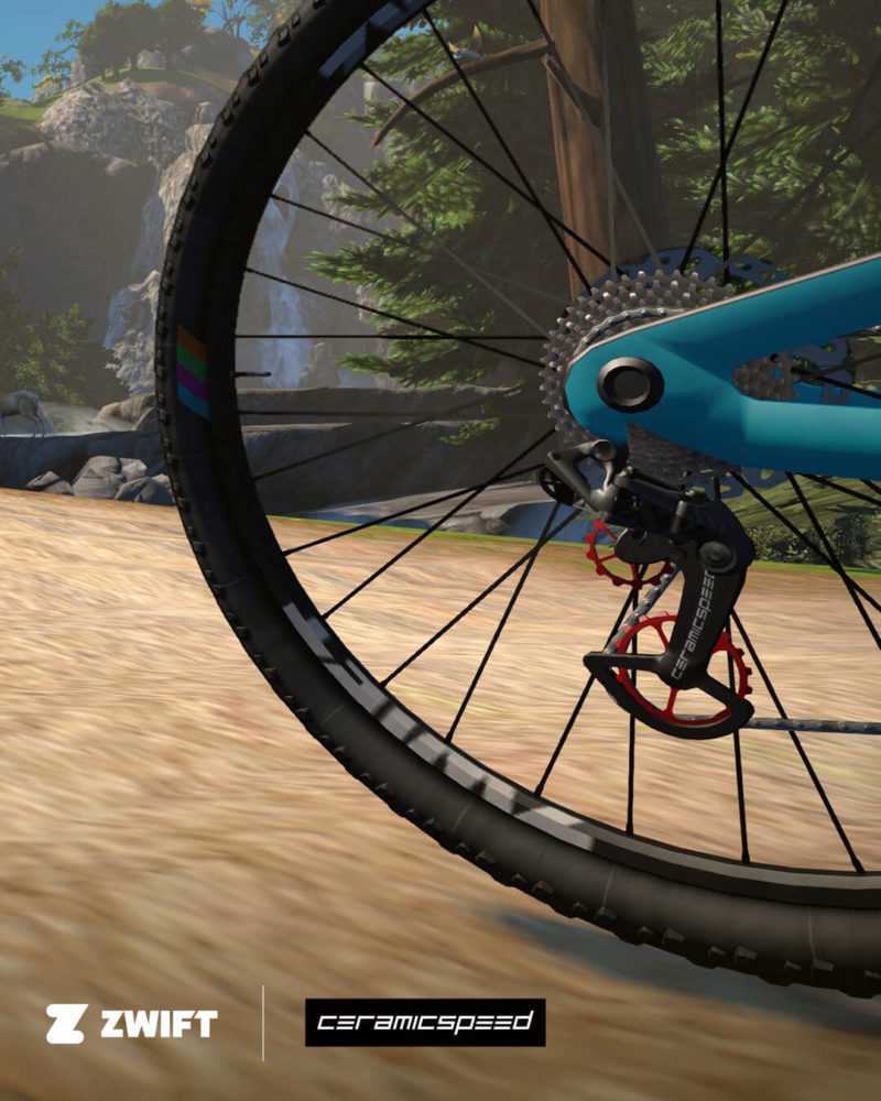 CeramicSpeed OSPW Mission will save virtual watts in Zwift, with chance