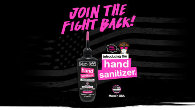 Muc-Off opens U.S. production w/ WHO-approved hand sanitizer… just don’t inject it