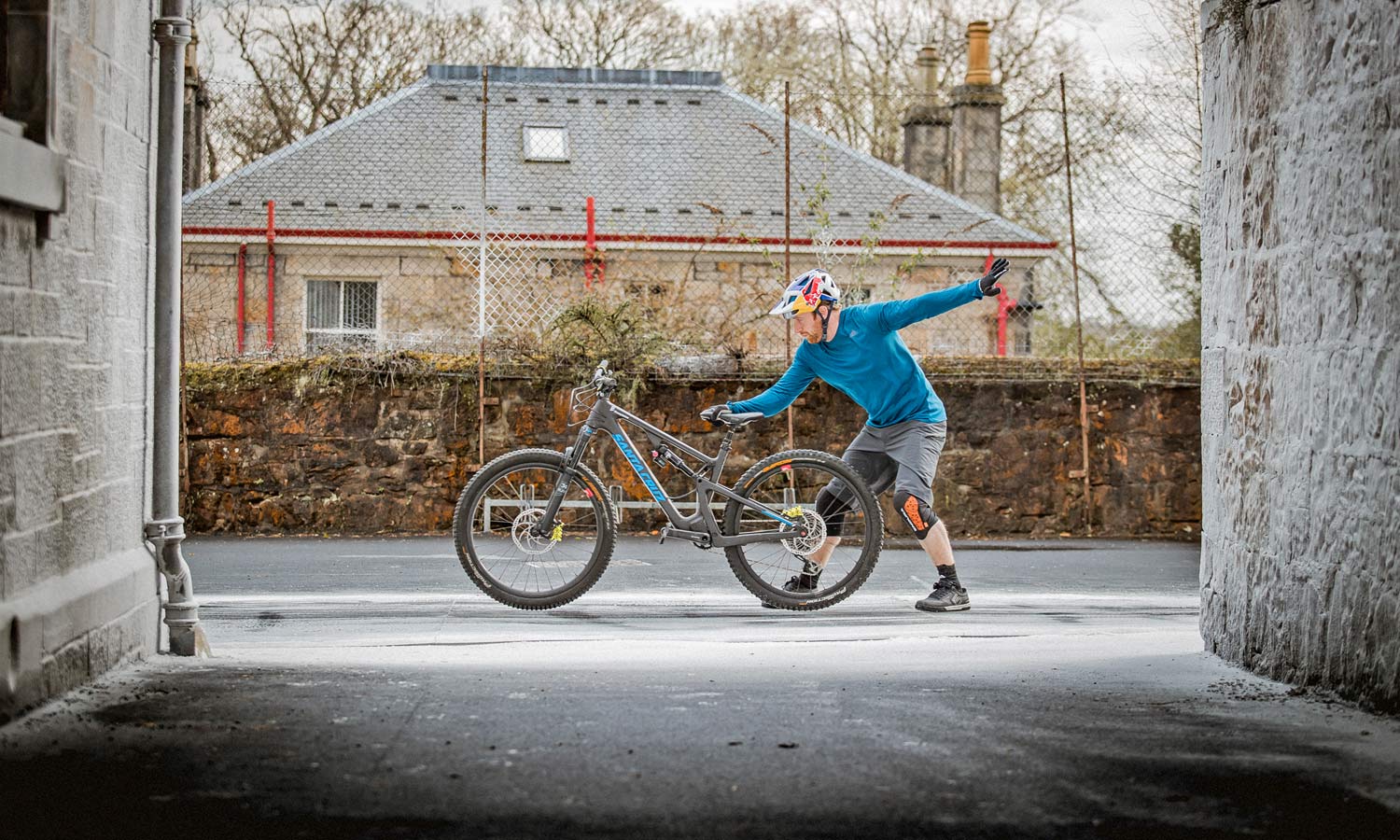 Danny MacAskill 'Control Your Climate' trail weather app special effects, photos by Dave Mackison of Cut Media