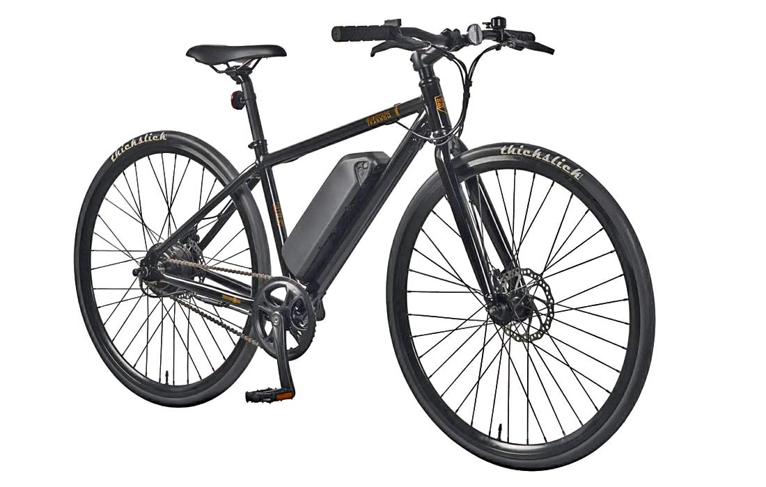 Detroit Bikes E-Sparrow e-bike, super affordable alloy singlespeed city commuter e-bike
