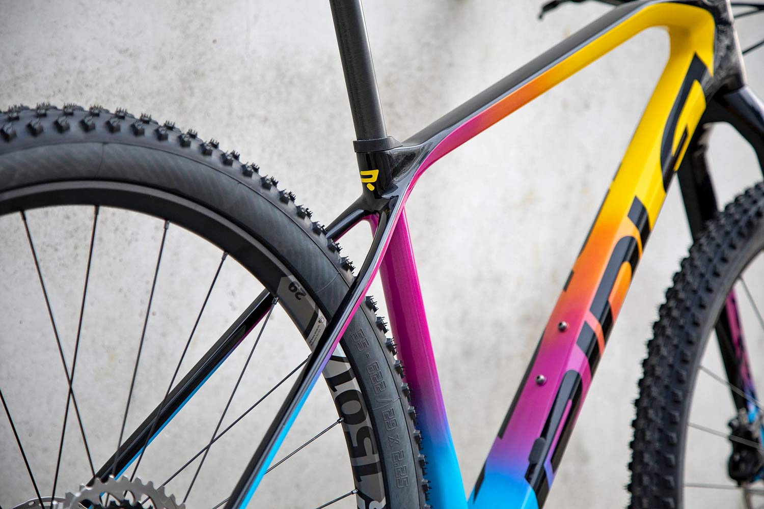 Ridley Ignite SLX carbon XC race hardtail, limited edition Special Designs lightweight carbon cross-country mountain bike