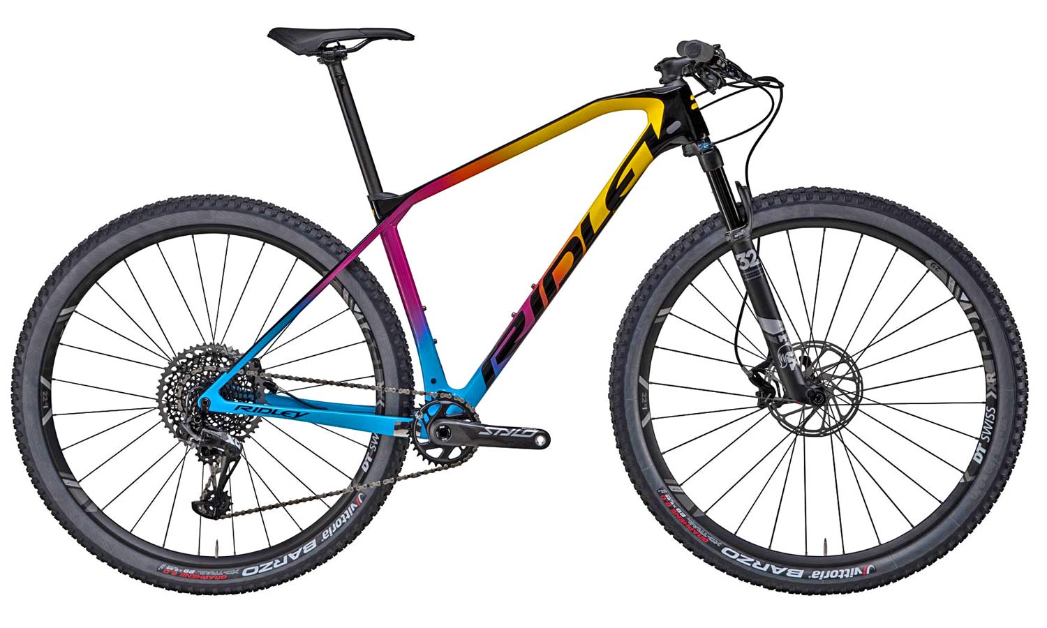 Ridley Ignite SLX carbon XC race hardtail, limited edition Special Designs lightweight carbon cross-country mountain bike