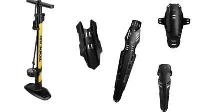 New from Topeak: JoeBlow Sport 2 Stage floor pump & D-Flash flat pack fenders