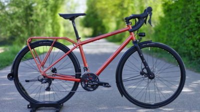 Tout Terrain Blueridge offers 700c version of their steel expedition frame w/ integrated rack